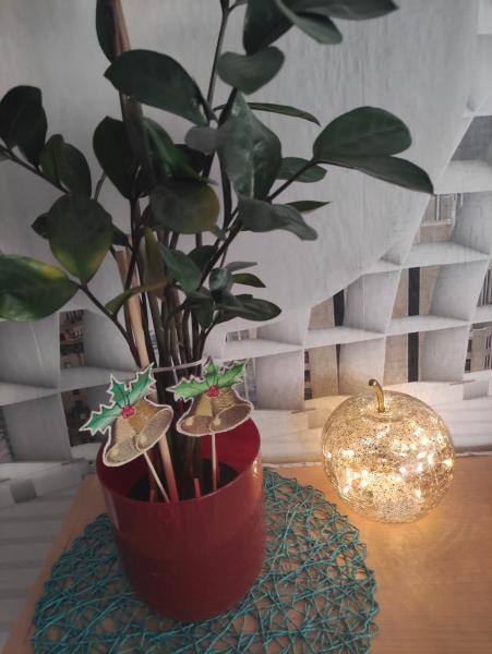 Vollstickdatei Glocken mit Ilex